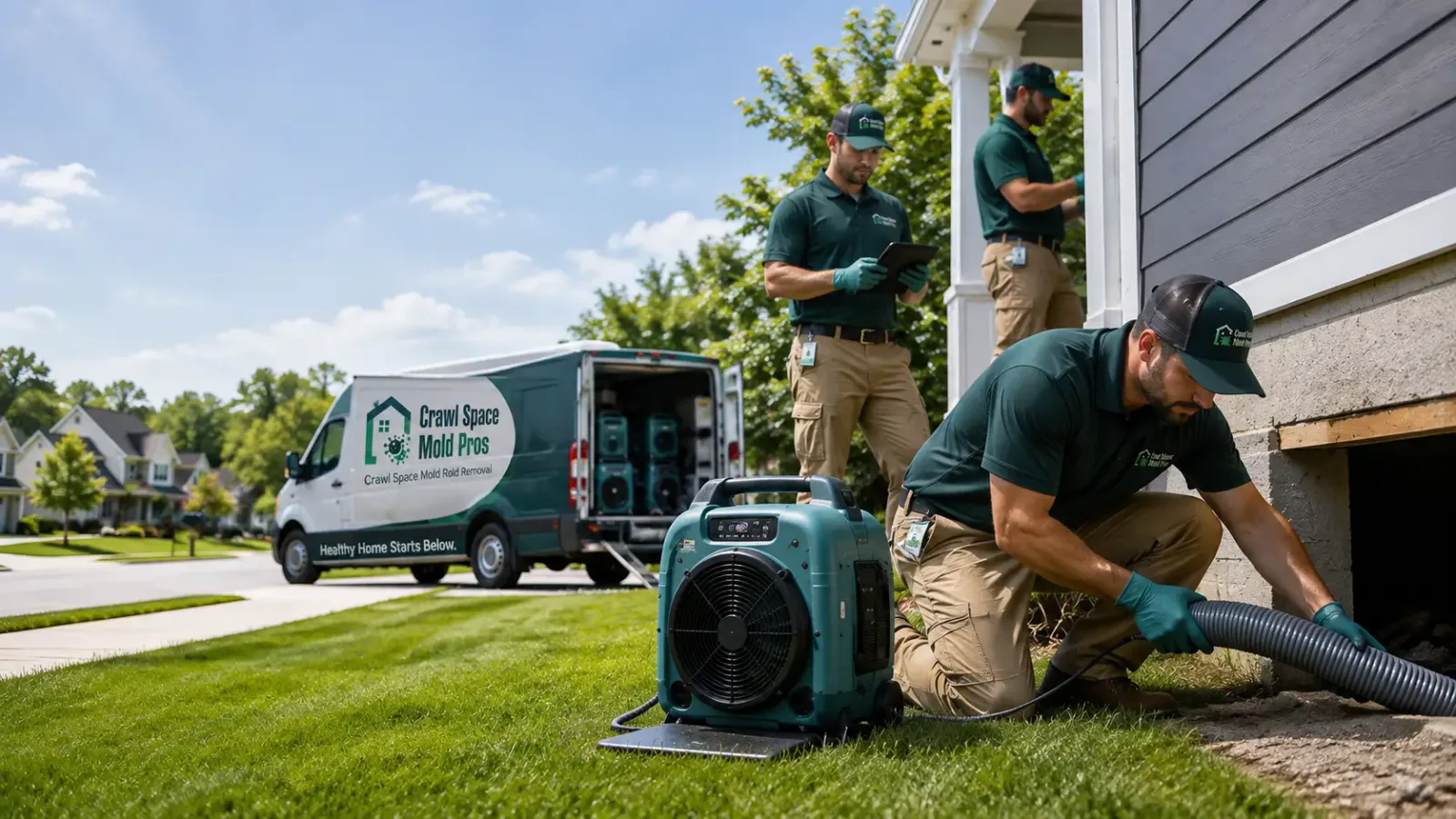 Crawl Space Mold Removal in New Buffalo, PA